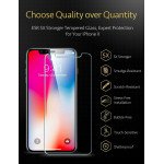 Wholesale 10pc Transparent Tempered Glass Screen Protector for iPhone 11 Pro Max (6.5in) / XS Max (Clear)